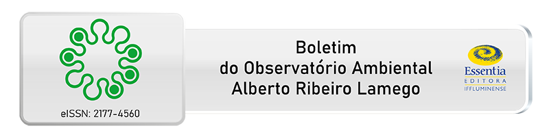Logo Boletim do Observatório Ambiental Alberto Ribeiro Lamego